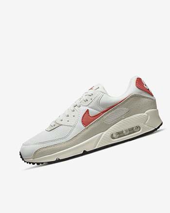 Nike Air Max 90 Blancos Negros Naranjas | MX 5386